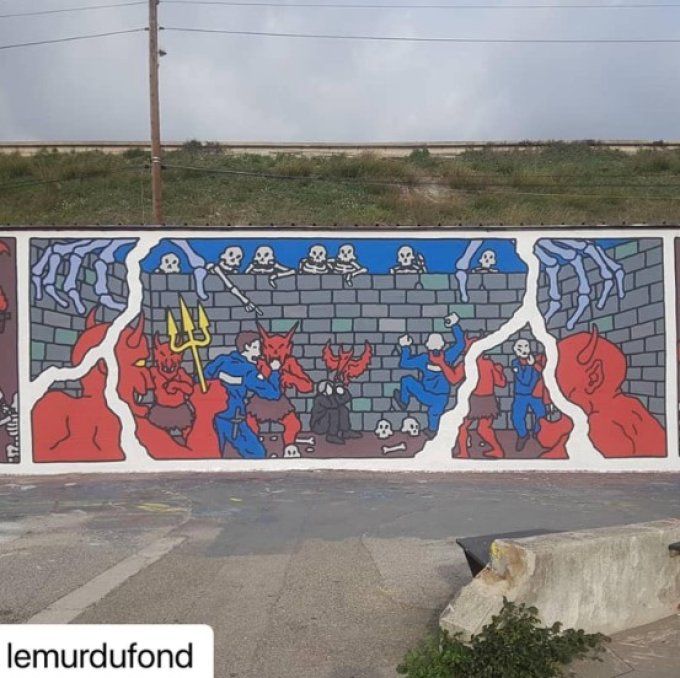 La Cité des arts de la rue - et sa cascade bien sûr !