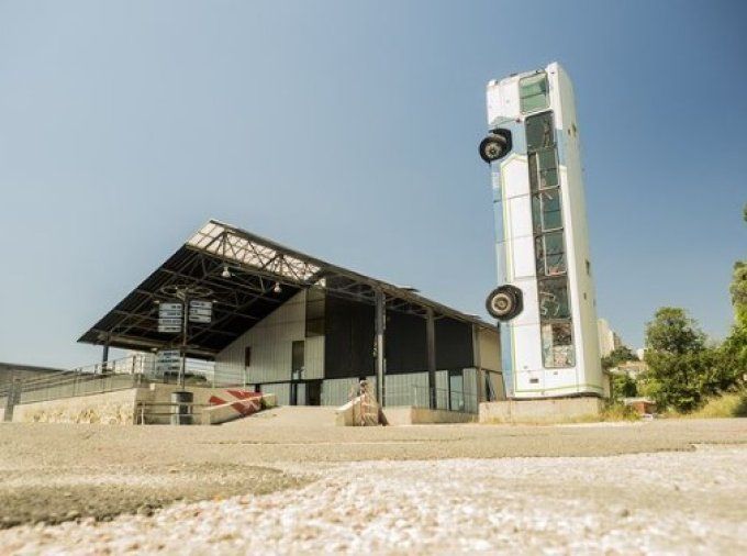 La Cité des arts de la rue - et sa cascade bien sûr !